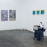 Spring street studio space of Pavlina Vagioni in Houston Texas